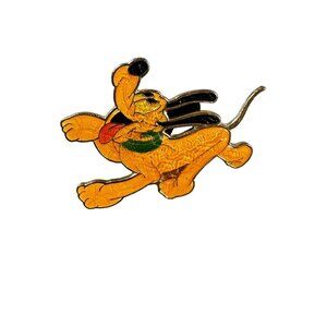 Disney Pluto Vintage Trading Pin Mickey Mouse Dog Brooch Jewelry Badge Lapel Pin